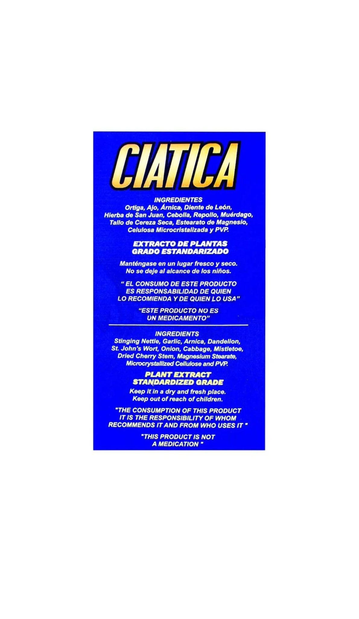 Set con Suplemento Ciatico Tratamiento Nervio Plus 60 Capsulas + Gel Extra Fuerte Ciatica 250 grs. Natural de Mexico/Entumecimiento, Hormigueo, Ardor, Dolor Nervioso, Alfileres o Agujas. (2) - dailyvitalstore