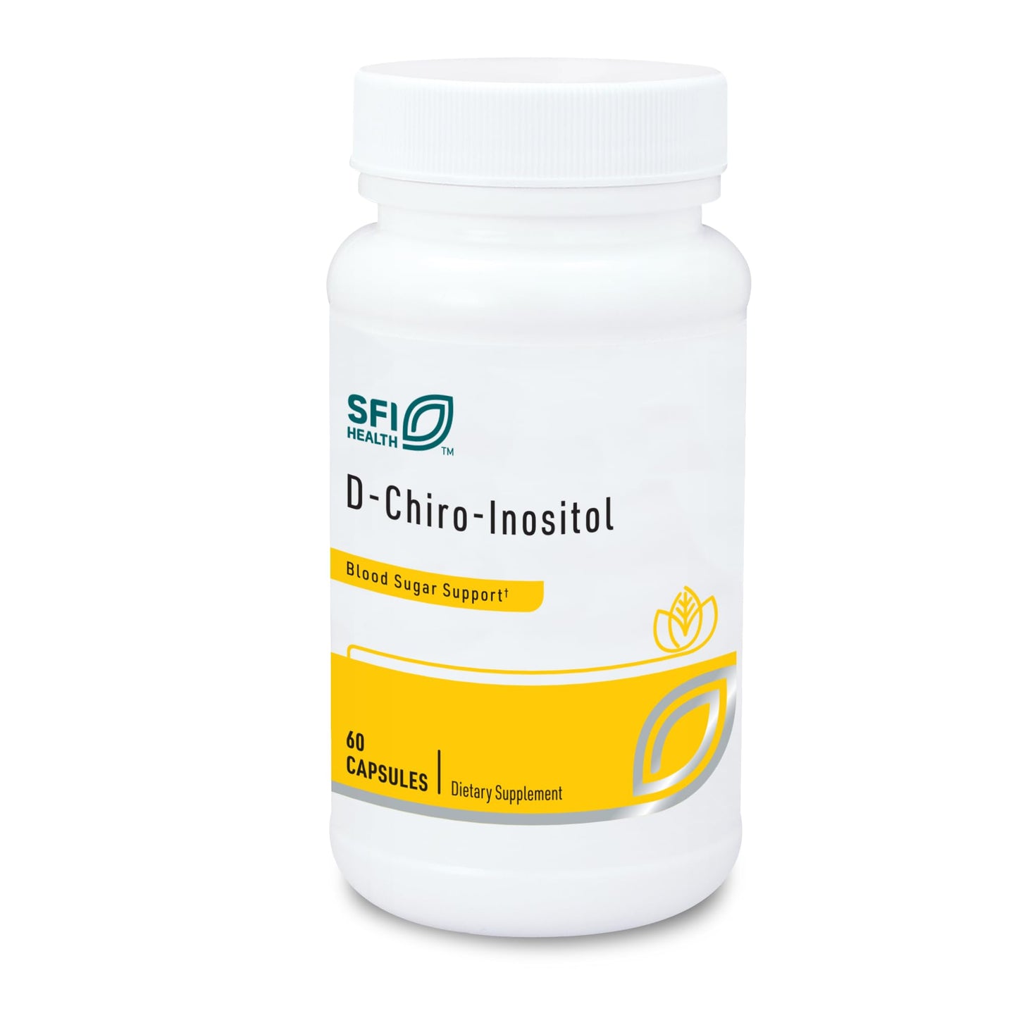 SFI Health Klaire Labs D-Chiro-Inositol - 150 Milligrams Hypoallergenic Supplement (60 Capsules) - dailyvitalstore