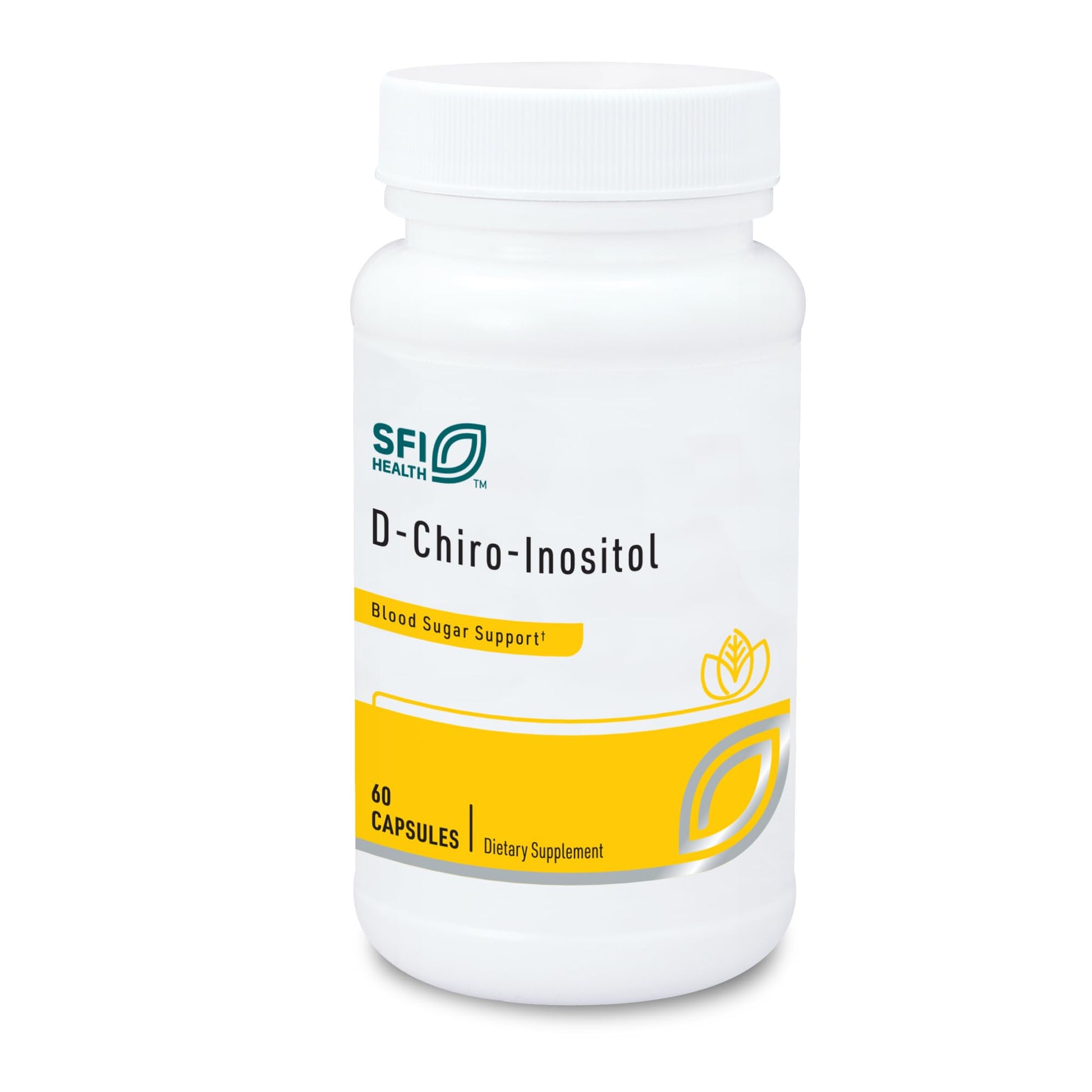 SFI Health Klaire Labs D-Chiro-Inositol - 150 Milligrams Hypoallergenic Supplement (60 Capsules) - dailyvitalstore