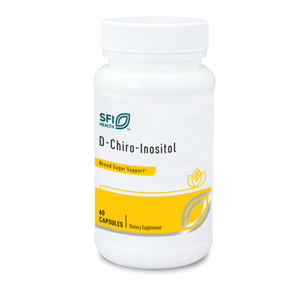 SFI Health Klaire Labs D-Chiro-Inositol - 150 Milligrams Hypoallergenic Supplement (60 Capsules) - dailyvitalstore