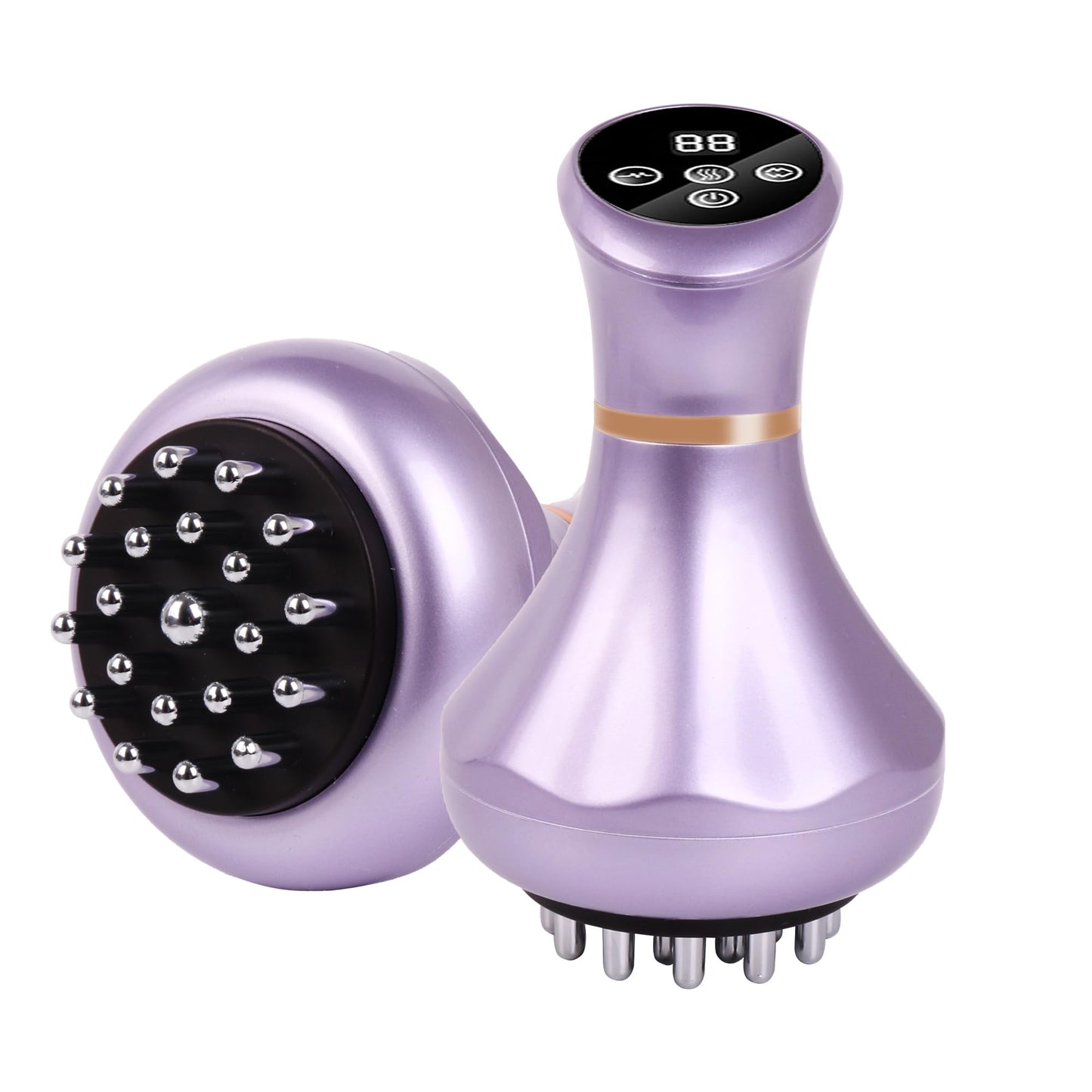 SHANOER 4-in-1 Lymphatic Drainage Massager - Anti Cellulite Massage Tool with Heating/Vibration/Red Light/Microcurrent,Body Sculpting Machine for Legs/Belly/Back/Hips/Reduce Stretch Marks & Cellulite - dailyvitalstore