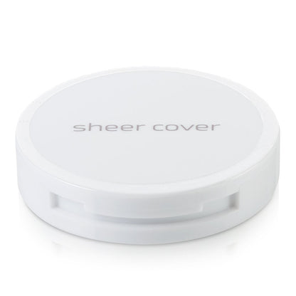 Sheer Cover Studio – Conceal and Brighten Highlight Trio – Two-Toned Concealers – Shimmering Highlighter – Light/Medium Shade – With FREE Concealer Brush – 3 Grams - dailyvitalstore