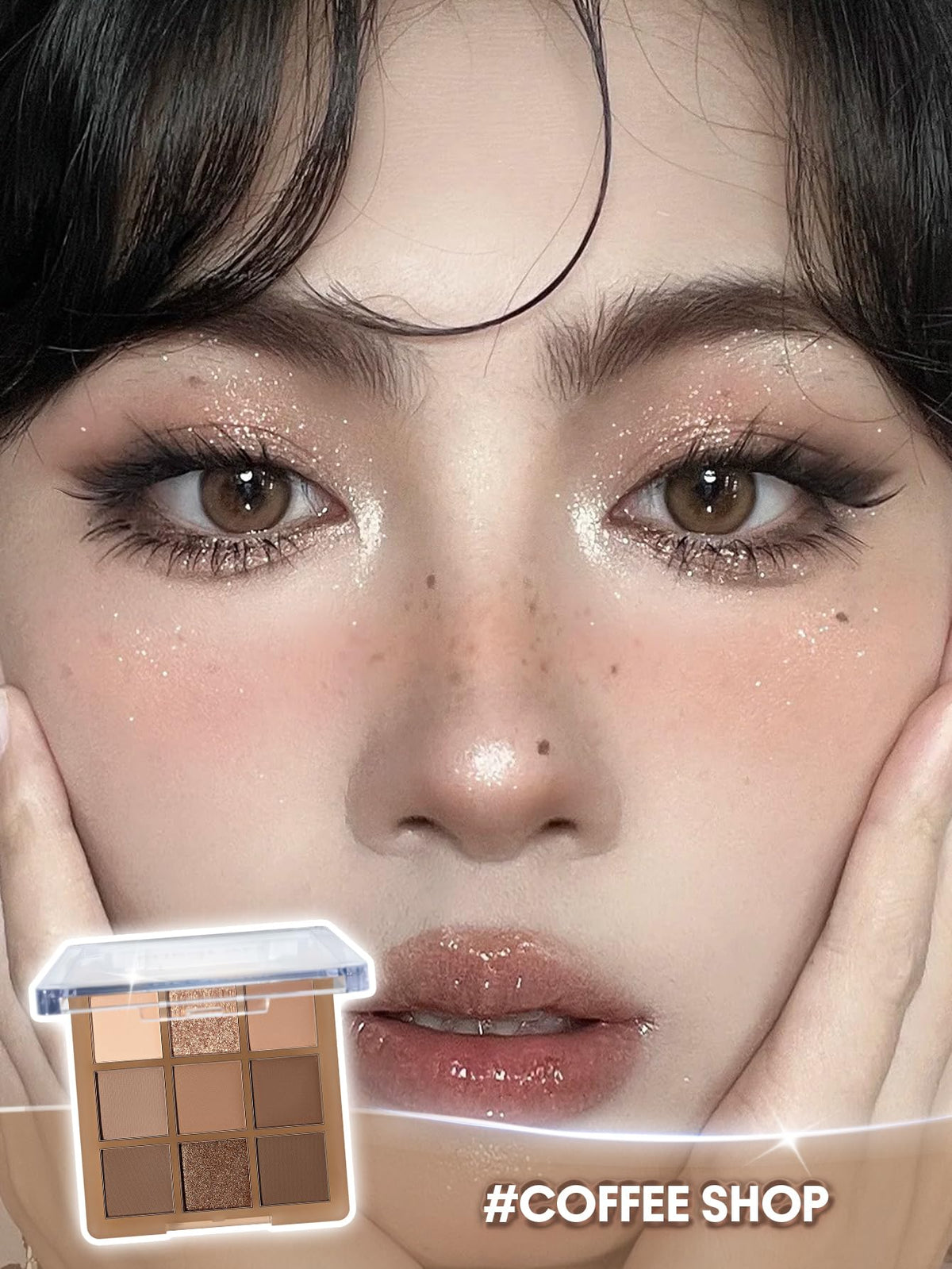 SHEGLAM Eyeshadow Palette 9-Color Ultra-pigmented Shimmer & Matte Shades, Vegan & Cruelty-free-Coffee Shop - dailyvitalstore