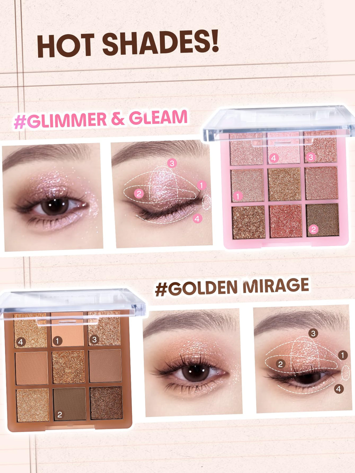 SHEGLAM Eyeshadow Palette 9-Color Ultra-pigmented Shimmer & Matte Shades, Vegan & Cruelty-free-Coffee Shop - dailyvitalstore
