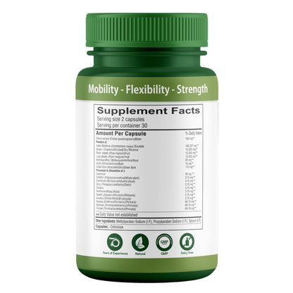 SHREE DHANWANTRI HERBALS SDH Bonartho | Bone & Joint Support Supplement | Move with Comfort & Ease | 60 Caps (1 Mon Supply) - dailyvitalstore