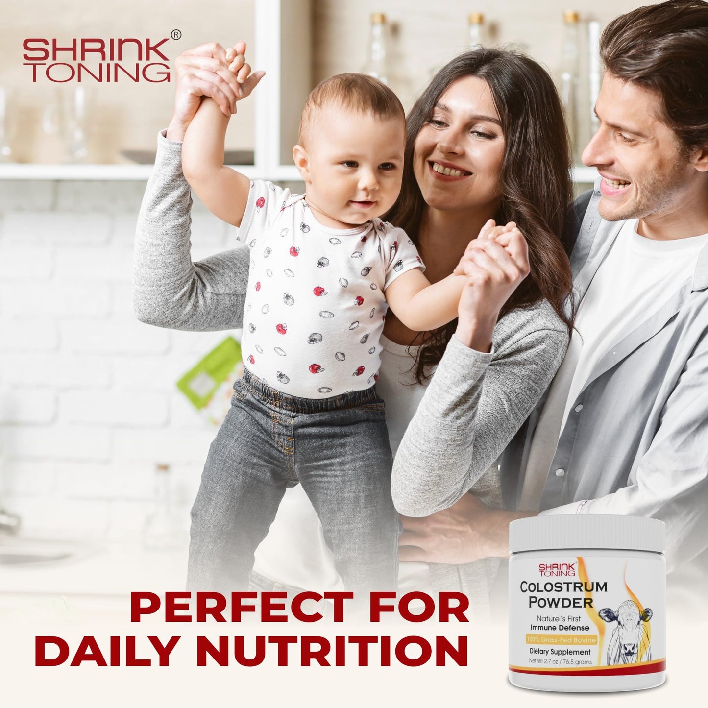 Shrink Colostrum Powder 2.7 oz – Natural Bovine Colostrum Supplement for Overall Health - dailyvitalstore