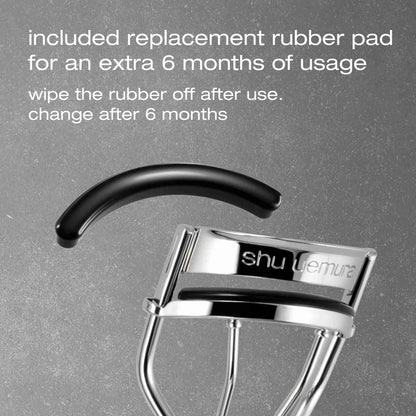 Shu Uemura Iconic Eyelash Curler, Achieve Precise Control and Long-Lasting Curl - Includes Silicone Replacement Pad. Professional Makeup Artist Tool for All Eye Shapes - dailyvitalstore