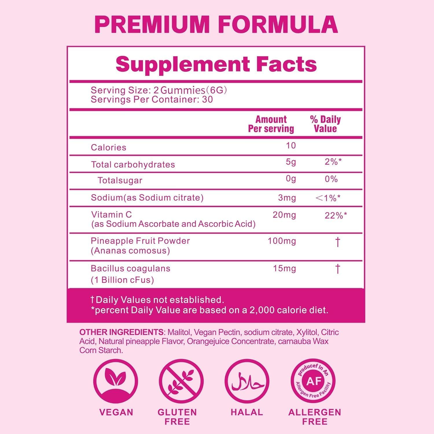 Shytrouy Premium Feminine Balance Gummies for Women, Vaginal Probiotics - pH Balance & Immune Defense Support for Feminine Health, Hawaiian Pineapple Flavor - 60 Count - dailyvitalstore
