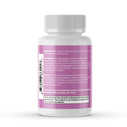 SIERRA LIFE SCIENCES Hormonal Balance Blend for Women – Vitex, DIM, Shatavari + Adaptogenic Support – Menstrual & Menopause Relief – Vegan, Clean-Label Formula – 4600mg – 60 Capsules - dailyvitalstore