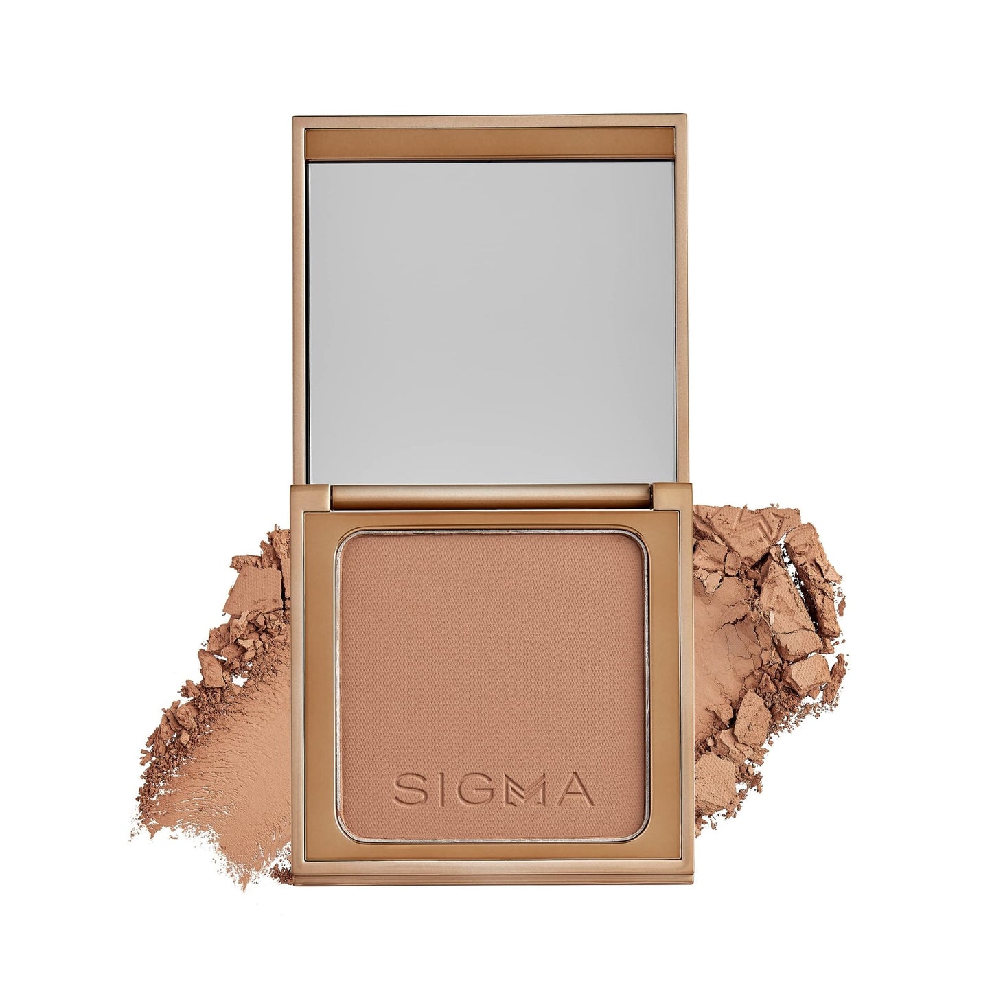 Sigma Beauty Matte Bronzer - Longwear Light Bronzer Powder with Matte Finish for Face - Achieving a Natural, Sun Kissed Glow (Dark) - dailyvitalstore