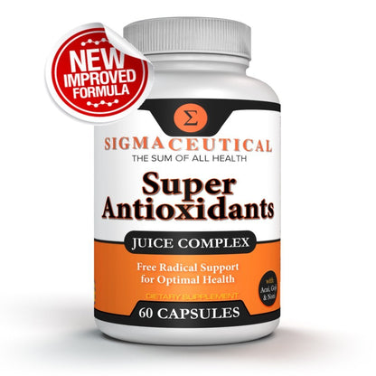 Sigmaceutical Super Antioxidant Capsules – 6 Superfruit Blend with Goji Berry, Acai, Resveratrol for Immune Support - dailyvitalstore