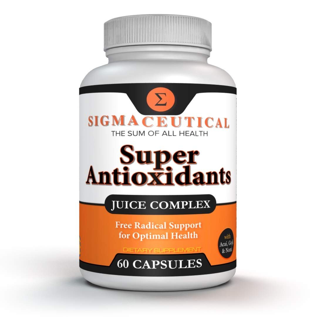 Sigmaceutical Super Antioxidant Capsules – 6 Superfruit Blend with Goji Berry, Acai, Resveratrol for Immune Support - dailyvitalstore