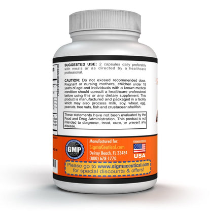 Sigmaceutical Super Antioxidant Capsules – 6 Superfruit Blend with Goji Berry, Acai, Resveratrol for Immune Support - dailyvitalstore