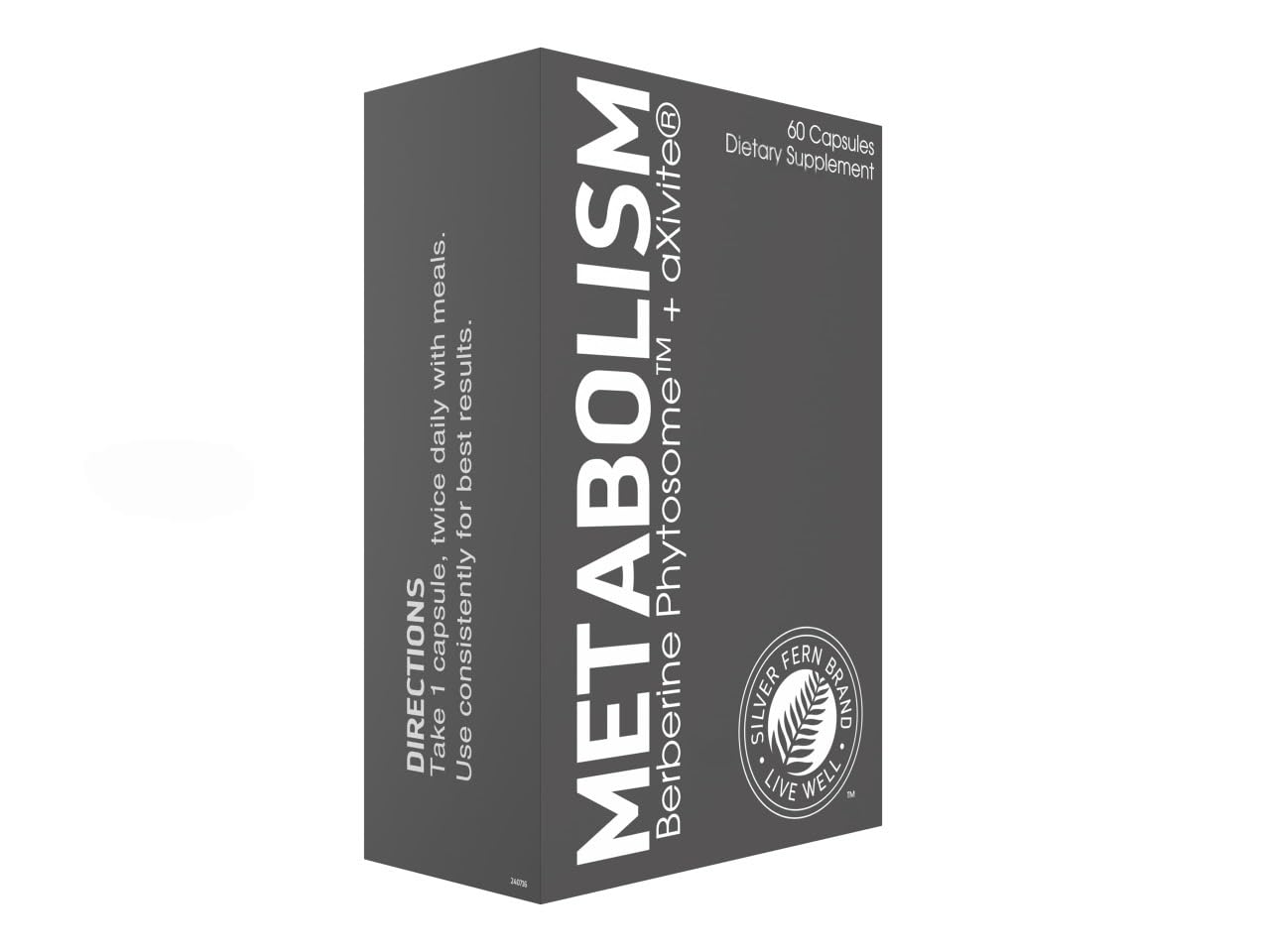 Silver Fern Brand Metabolism Supplement + Berberine Phytosome & aXivite – Supports Function & Wellness – 60 Capsules - dailyvitalstore