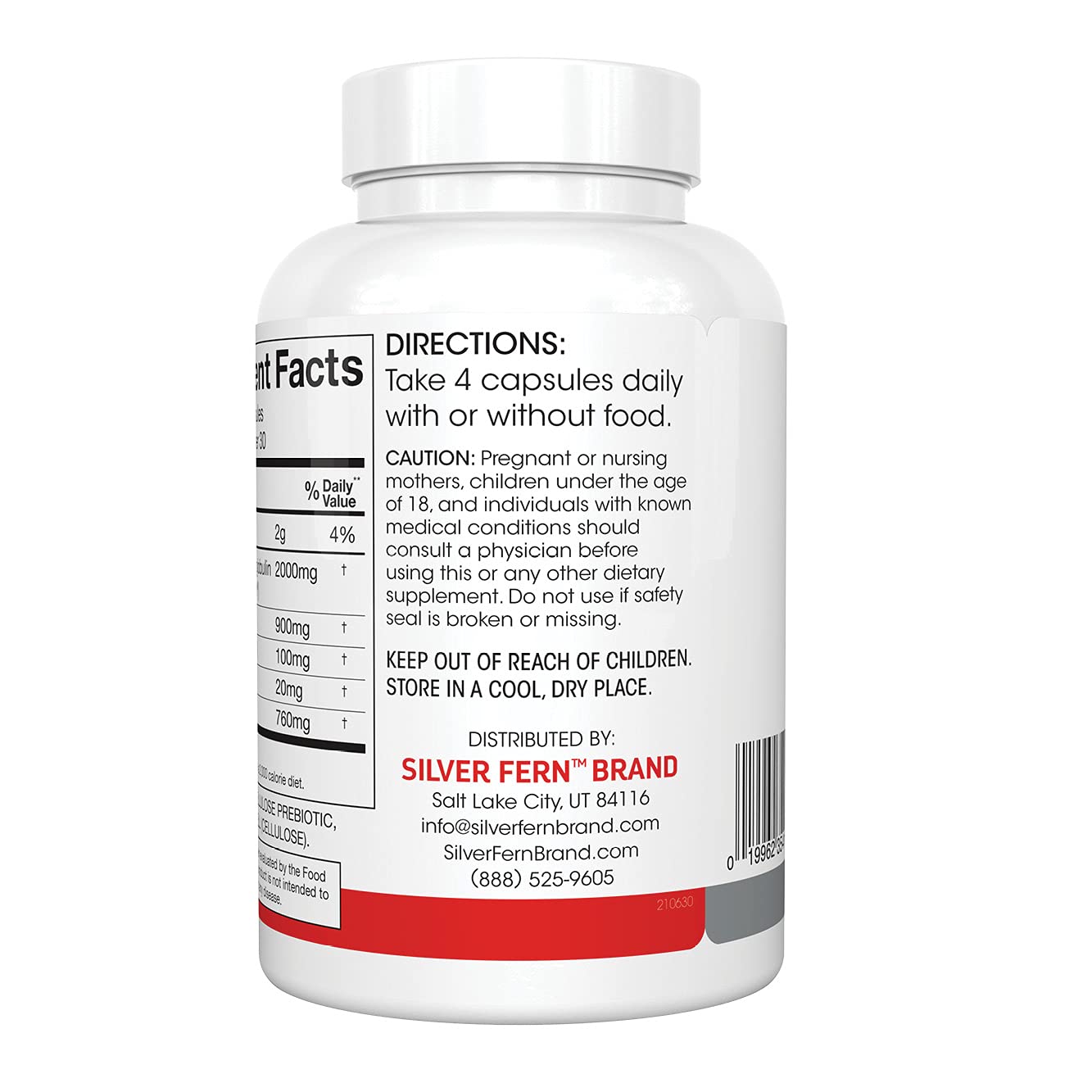 Silver Fern Cleanse - Daily Gut - 1 Bottle - 120 Capsules - 30 Day Supply - Immunoglobulin G, A & M -(IgG, IGA, IgM) - Postbiotic - dailyvitalstore