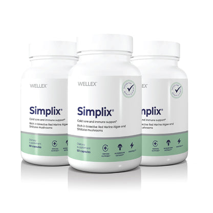 Simplix | Natural Supplement to Strengthen The Immune System | Respond to Outbreaks | Source of Highly Researched Mushroom & Seaweed Polysaccharides 60 Veggie Capsules (3 Pack) (180 Count) - dailyvitalstore