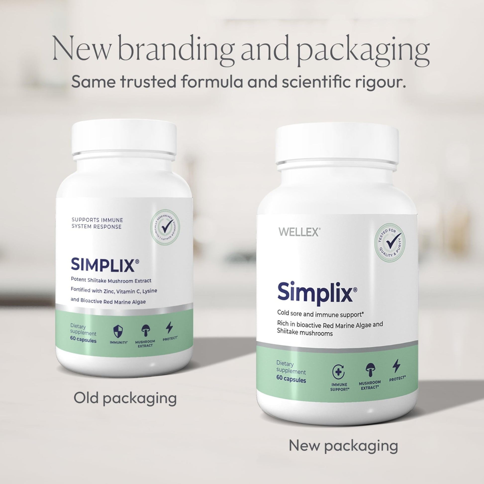 Simplix | Natural Supplement to Strengthen The Immune System | Respond to Outbreaks | Source of Highly Researched Mushroom & Seaweed Polysaccharides 60 Veggie Capsules (3 Pack) (180 Count) - dailyvitalstore