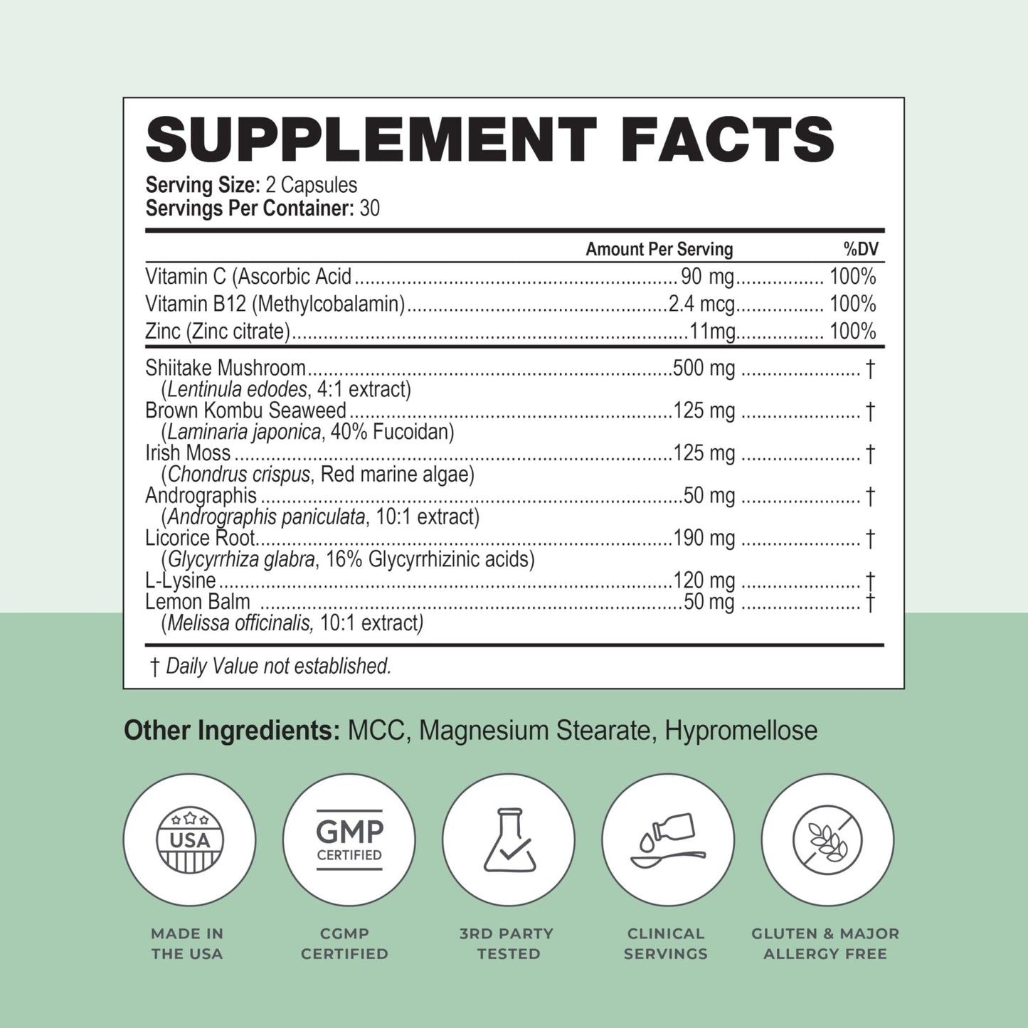 Simplix | Natural Supplement to Strengthen The Immune System | Respond to Outbreaks | Source of Highly Researched Mushroom & Seaweed Polysaccharides 60 Veggie Capsules (3 Pack) (180 Count) - dailyvitalstore