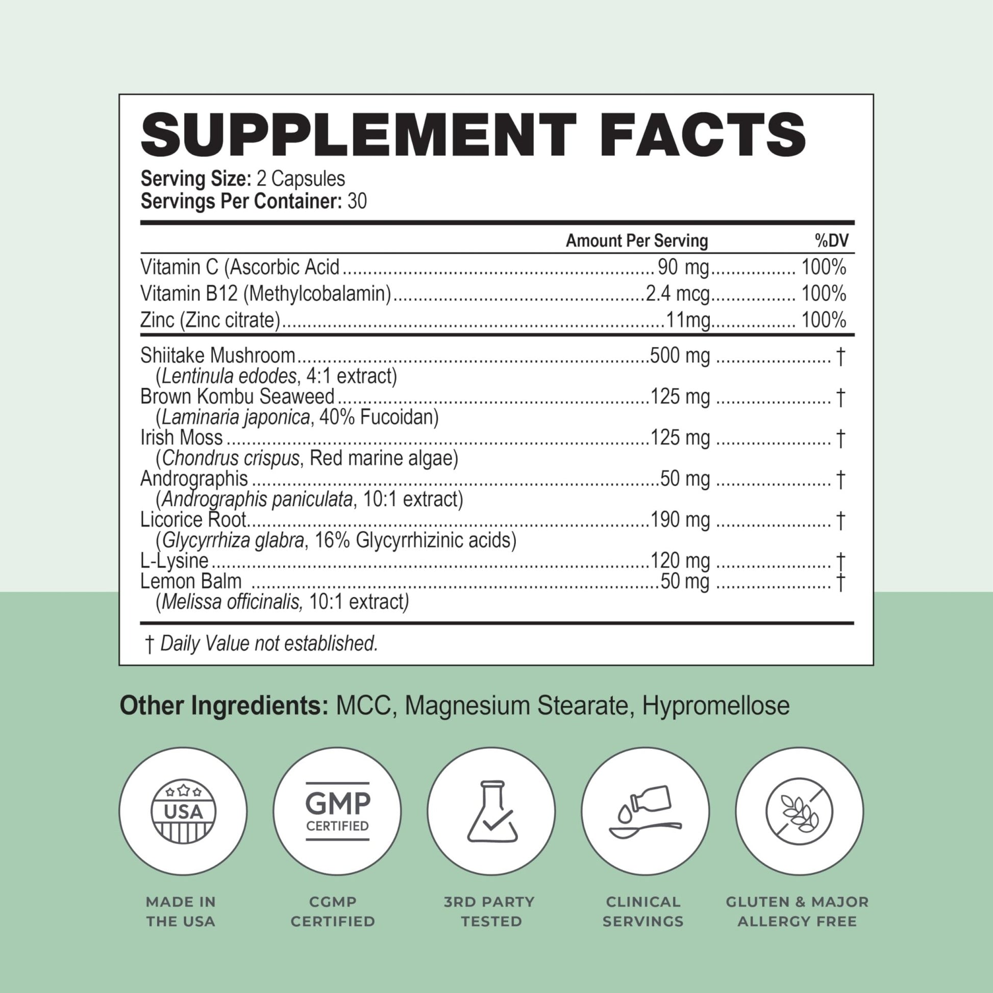 Simplix | Natural Supplement to Strengthen The Immune System | Respond to Outbreaks | Source of Highly Researched Mushroom & Seaweed Polysaccharides 60 Veggie Capsules (3 Pack) (180 Count) - dailyvitalstore