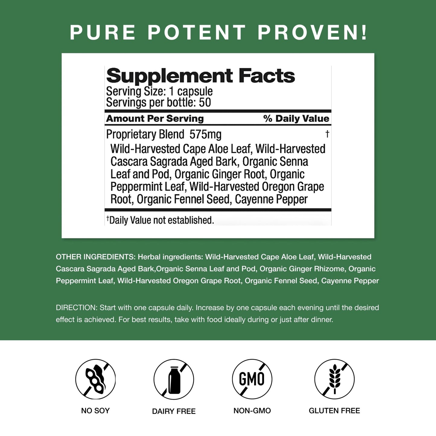 Simply Herbs Easy Go Bowel Mover - Adult Cleansing Supplement for Colon Health Support - Bowel Movement Aid - Stool Softener - Daily-Use Laxative - Plant-Based Ingredients - Vegan - 50 Count - dailyvitalstore