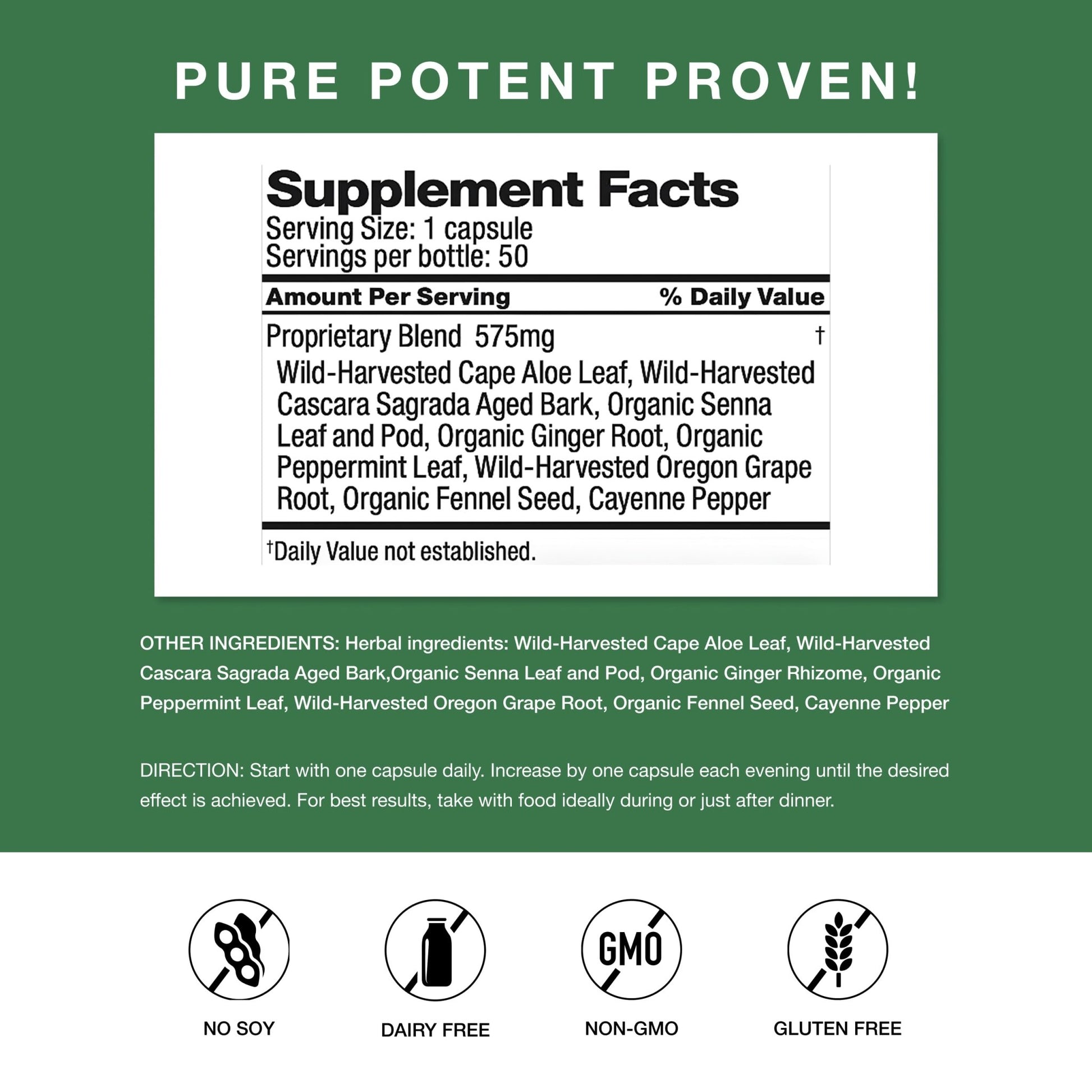 Simply Herbs Easy Go Bowel Mover - Adult Cleansing Supplement for Colon Health Support - Bowel Movement Aid - Stool Softener - Daily-Use Laxative - Plant-Based Ingredients - Vegan - 50 Count - dailyvitalstore