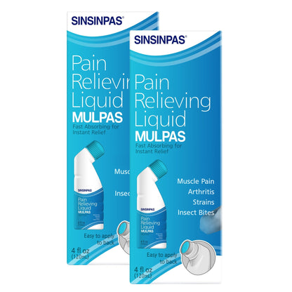 SINSINPAS Pain Relieving Liquid - MULPAS 2 Pack (Total 8 fl oz) - dailyvitalstore