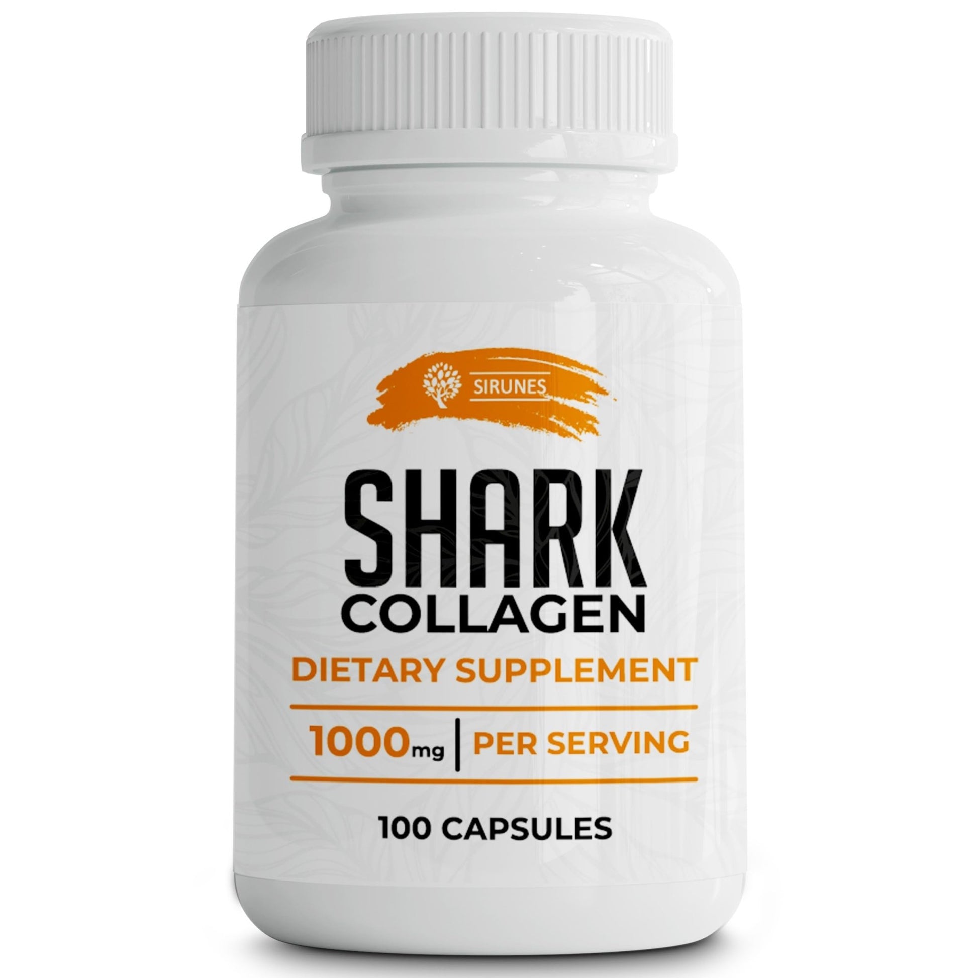 SIRUNES Fish Collagen Peptides Capsules – 100 Capsules | Fish Collagen Peptides | Supports Hair, Skin, Nails, Joints & Bones - dailyvitalstore