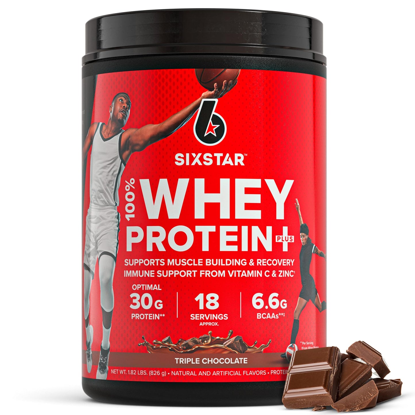 Six Star Whey Protein Powder Whey Protein Plus | Whey Protein Isolate & Peptides | Lean Protein Powder for Muscle Gain | Muscle Builder for Men & Women - dailyvitalstore