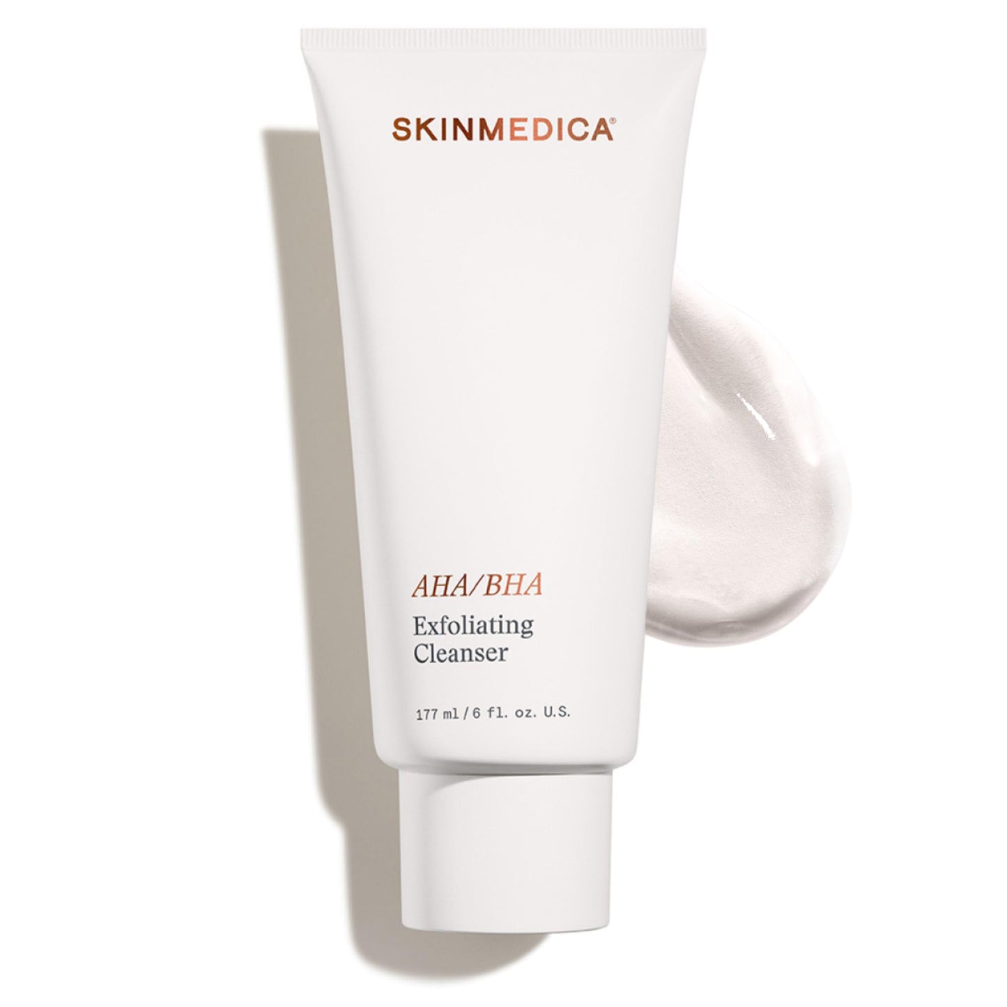SkinMedica AHA/BHA Exfoliating Face Wash (NEW PACKAGING),Gentle Facial Exfoliating Scrub with Jojoba Oil for Smoother, Radiant Skin - Helps Improve the Appearance of Skin Tone & Texture (6 Fl Oz) - dailyvitalstore