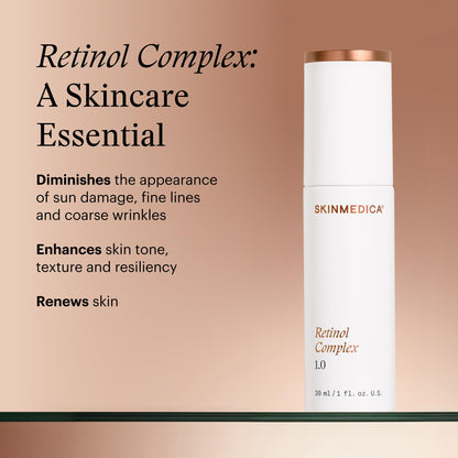 SkinMedica Retinol Serum 1.0 Complex - Serum for Face, Age-Defying Advanced Retinol Cream That Renews Skin and Diminishes - dailyvitalstore