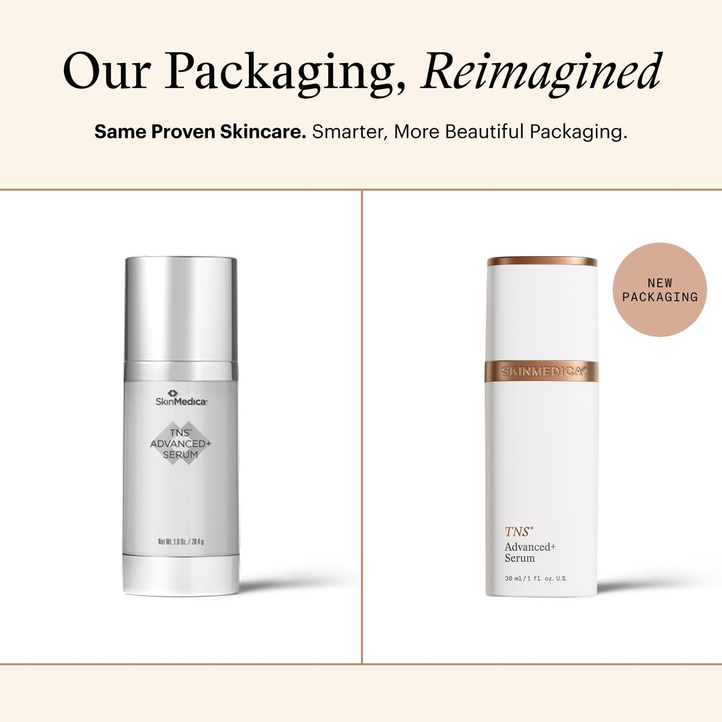 SkinMedica TNS Advanced+ Face Serum - Multi Peptide Serum to Help Improve the Appearance of Wrinkles, Fine Lines, Skin Tone & Texture (1 oz) - dailyvitalstore