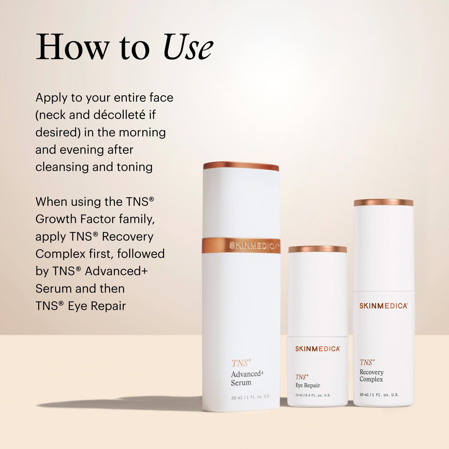 SkinMedica TNS Recovery Complex Facial Treatment - Advanced Growth Factor & Exosome Formula for Skin Rejuvenation - Helps to Improve the Appearance of Fine Lines - dailyvitalstore
