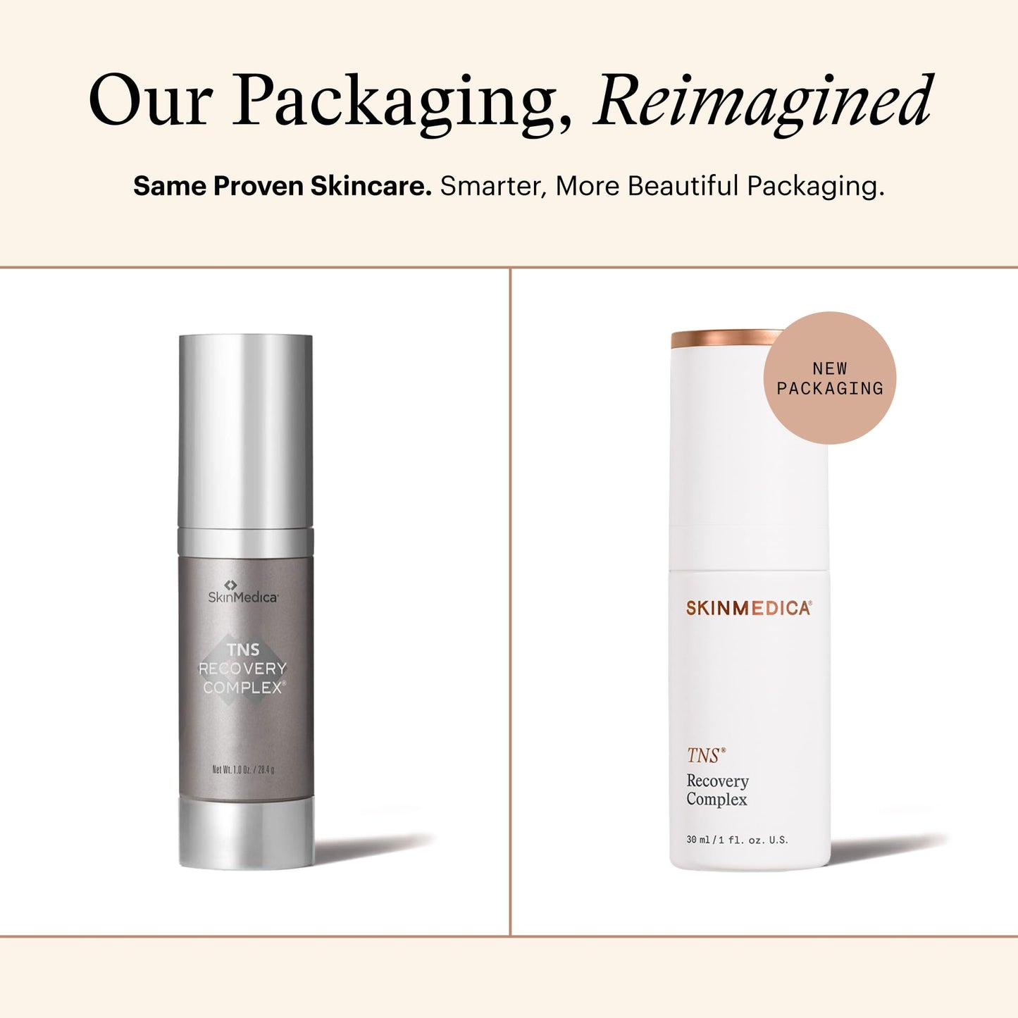 SkinMedica TNS Recovery Complex Facial Treatment - Advanced Growth Factor & Exosome Formula for Skin Rejuvenation - Helps to Improve the Appearance of Fine Lines - dailyvitalstore