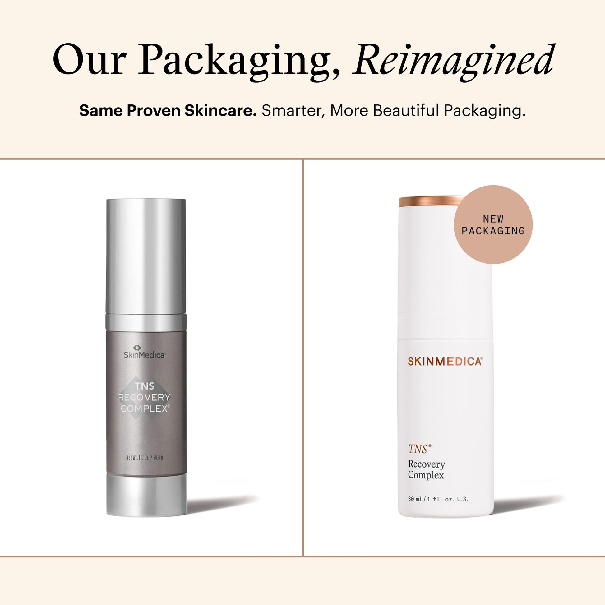 SkinMedica TNS Recovery Complex Facial Treatment - Advanced Growth Factor & Exosome Formula for Skin Rejuvenation - Helps to Improve the Appearance of Fine Lines - dailyvitalstore