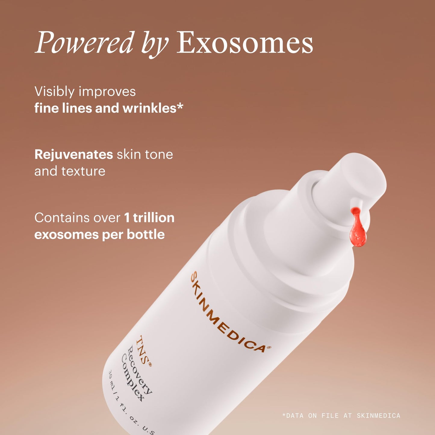 SkinMedica TNS Recovery Complex Facial Treatment - Advanced Growth Factor & Exosome Formula for Skin Rejuvenation - Helps to Improve the Appearance of Fine Lines - dailyvitalstore
