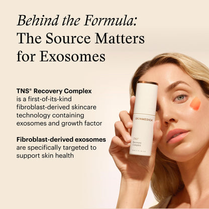 SkinMedica TNS Recovery Complex Facial Treatment - Advanced Growth Factor & Exosome Formula for Skin Rejuvenation - Helps to Improve the Appearance of Fine Lines - dailyvitalstore