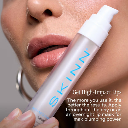 SKINN Lip Amplifying Serum, Lip6X with Peptides - Deep Moisturizing Serum Plumps, Hydrates & Smooths Lips & Boosts Collagen Production - Lip Care Products for Women - dailyvitalstore