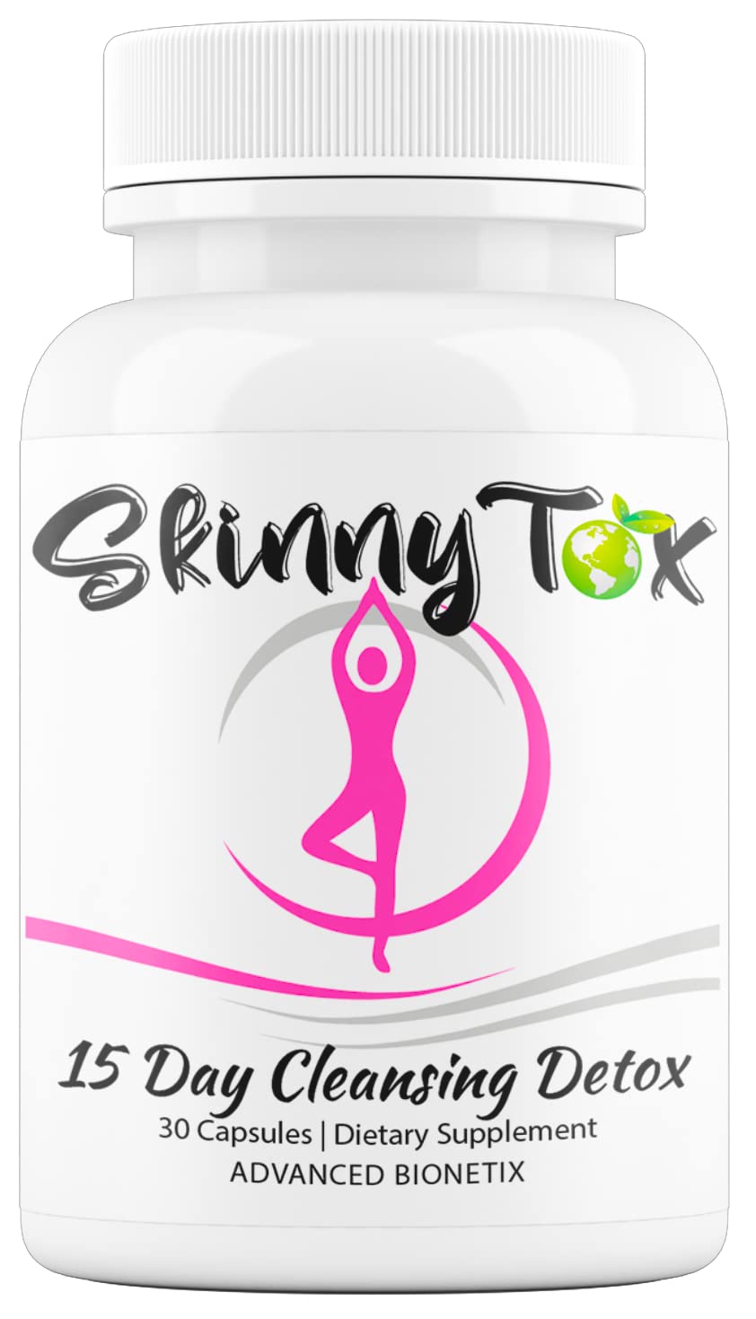 Skinnytox 15 Day Colon Cleanse Detox, Supports Healthy Bowel Movements Flushes Toxins, Boosts Energy. All Natural Weight Management w/ Probiotics. - dailyvitalstore
