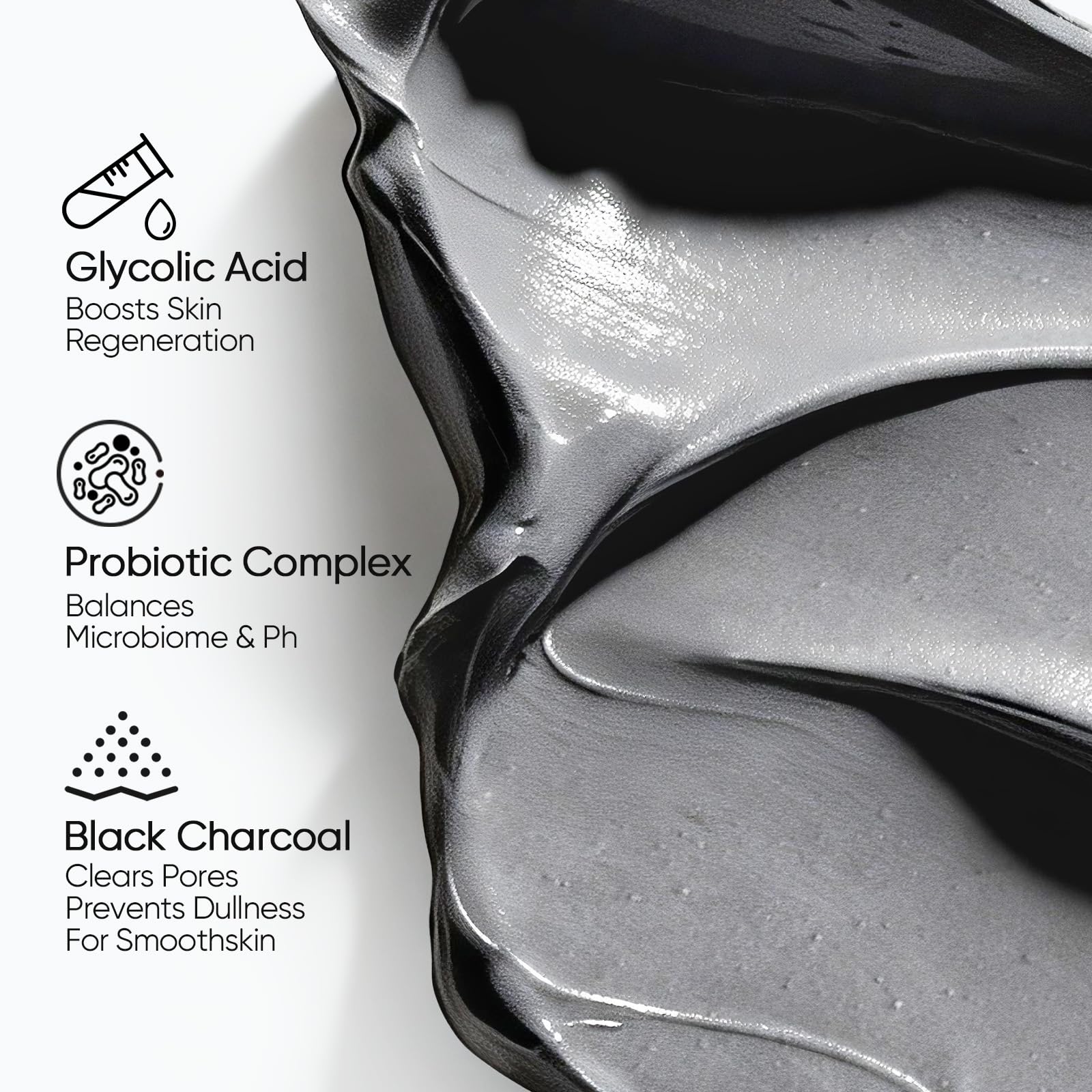 SKINTIFIC Deep Pore Cleansing Blackhead Remover Face Mask Stick, Mud Mask with Natural Alaska Volcano Clay, Gentle Exfoliating, Smoothing Skin - dailyvitalstore