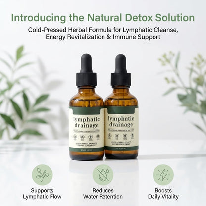 Skrmooning Lymphatic Drainage Drops -2 Pack Organic Lymphatic Drainage Supplement, Reduces Swelling, Boosts Immunity Vitality,Enhance Clarity, Portable Dropper Design, 2 Fl Oz - dailyvitalstore