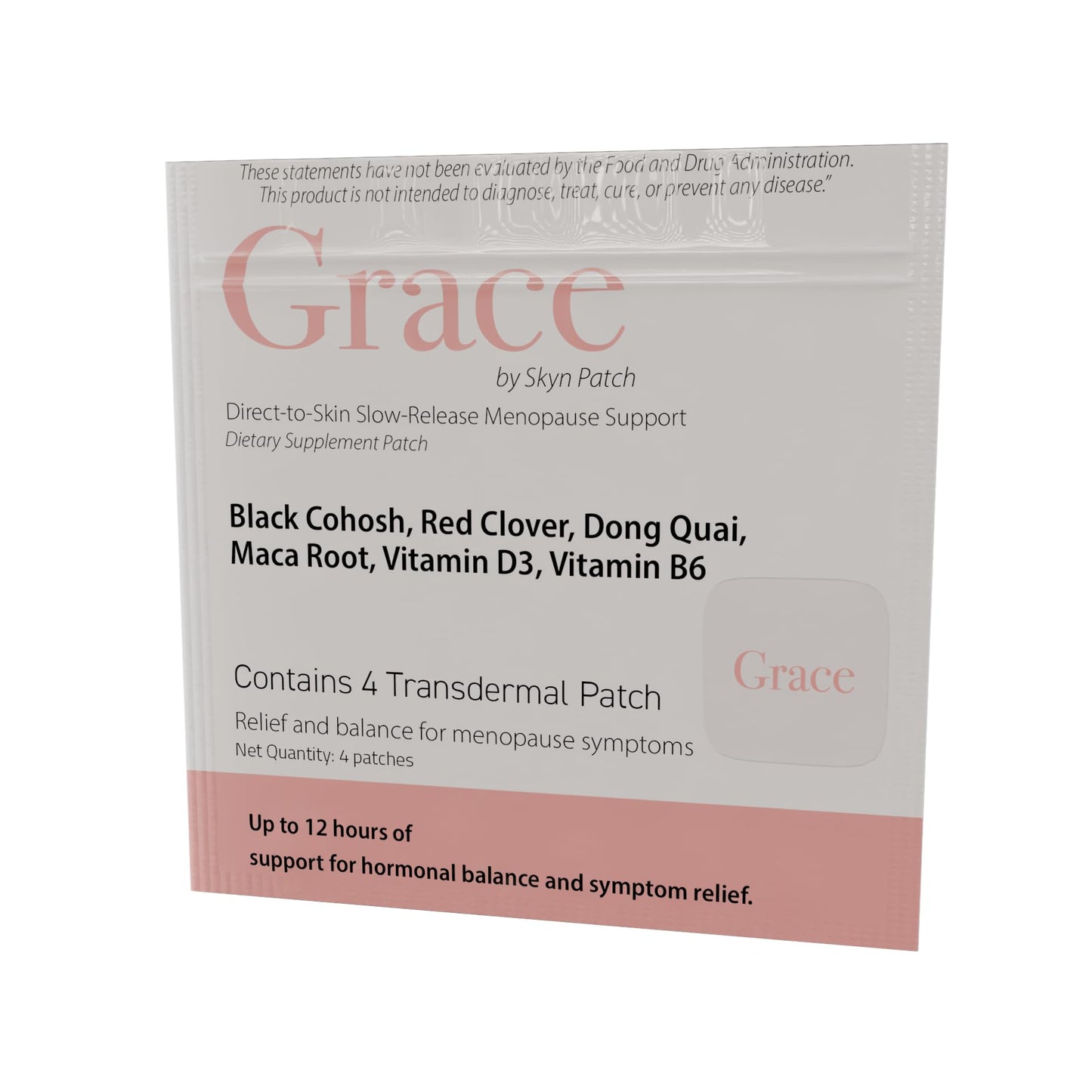 Skyn Patch Grace Transdermal Wellness Patch – Plant Based Daily Adaptogens & Nutrient Support | Transdermal Patch Delivery | 4-Night Pack - dailyvitalstore