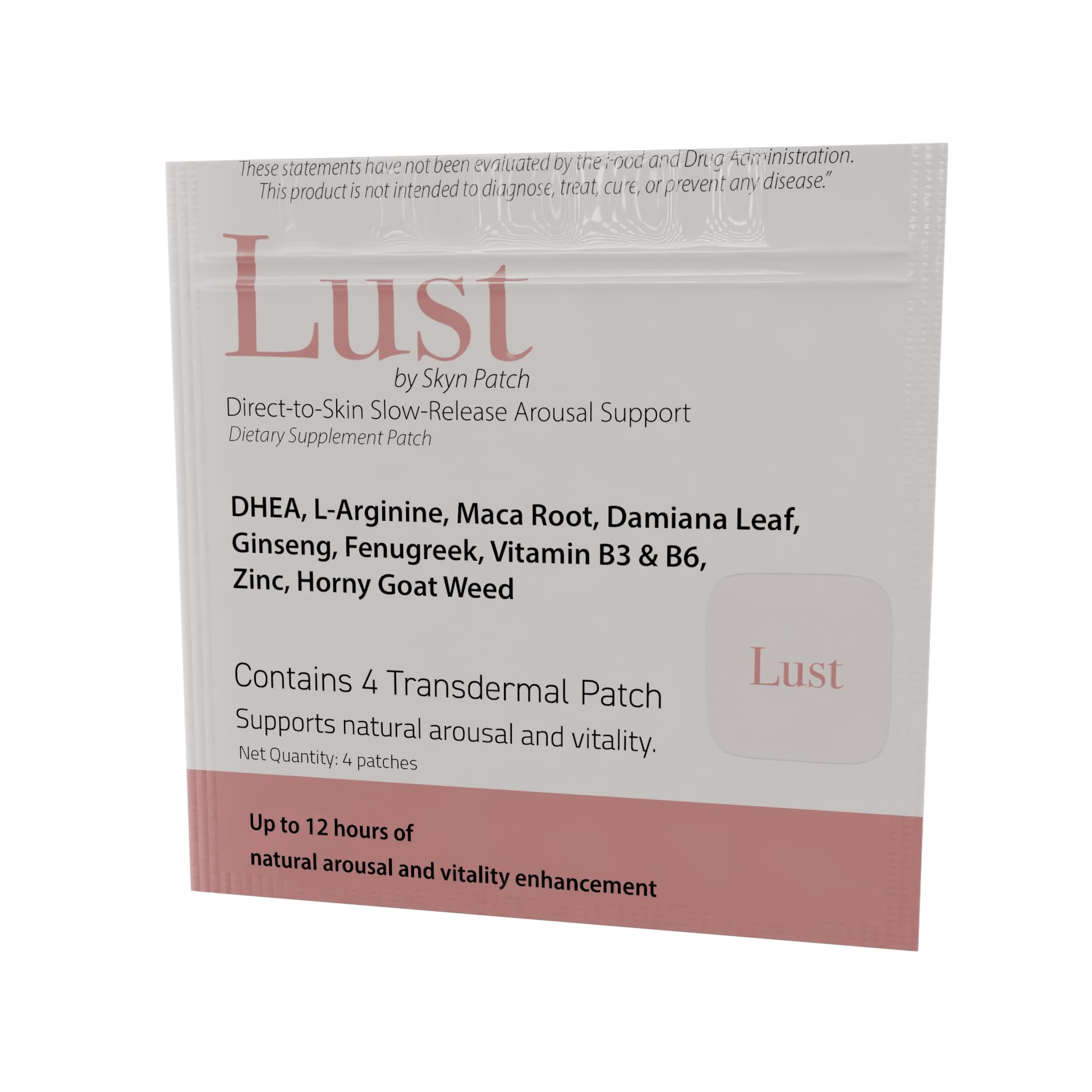 Skyn Patch Lust Botanical Daily Transdermal Patch | Plant Botanical & Vitamin Supplement for Adult Lifestyle Wellness - dailyvitalstore