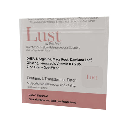 Skyn Patch Lust Botanical Daily Transdermal Patch | Plant Botanical & Vitamin Supplement for Adult Lifestyle Wellness - dailyvitalstore