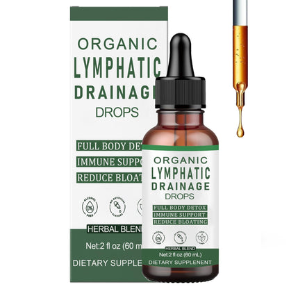 Slifthistle Lymphatic Drainage Drops, Lymphatic Support Liquid Drops, with Herbal Ingedients, Reduce Bloating, Full Body Detox & Cleanse, Promote Circulation, Vegan, Non-GMO (60ml) (1) - dailyvitalstore