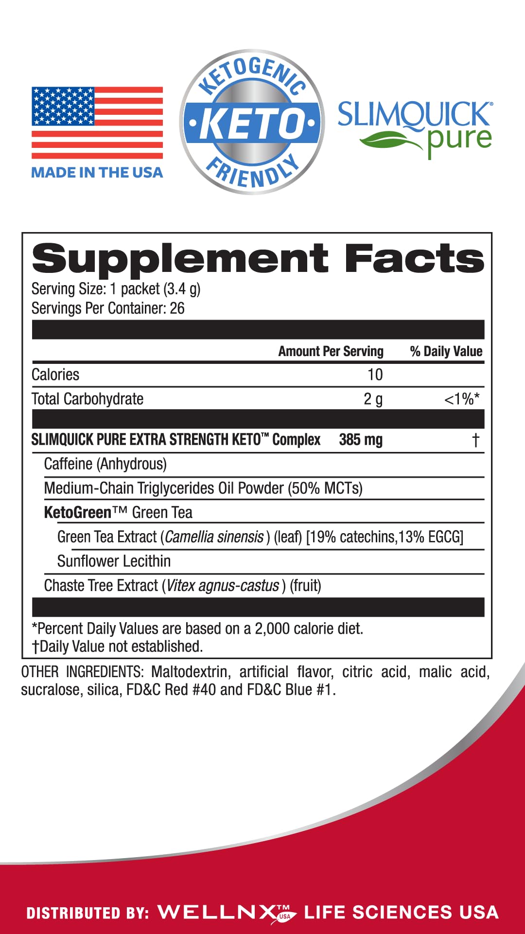 Slimquick Pure 3x Extra Strength Mixed Berry Drink Mix for Women to Help Achieve , 26 Count - dailyvitalstore