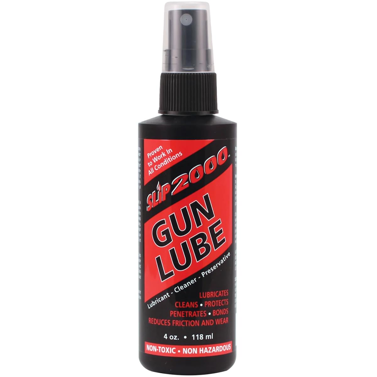 Slip 2000 Gun Lube, 100% Pure Synthetic CLP, Performs in All Conditions, Gun Lubricants for Peak Performance, Reduces Heat, Eliminates Excessive Wear, Shotguns, Rifles and Pistols, 4-Ounce Pump - dailyvitalstore