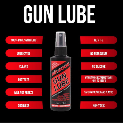 Slip 2000 Gun Lube, 100% Pure Synthetic CLP, Performs in All Conditions, Gun Lubricants for Peak Performance, Reduces Heat, Eliminates Excessive Wear, Shotguns, Rifles and Pistols, 4-Ounce Pump - dailyvitalstore