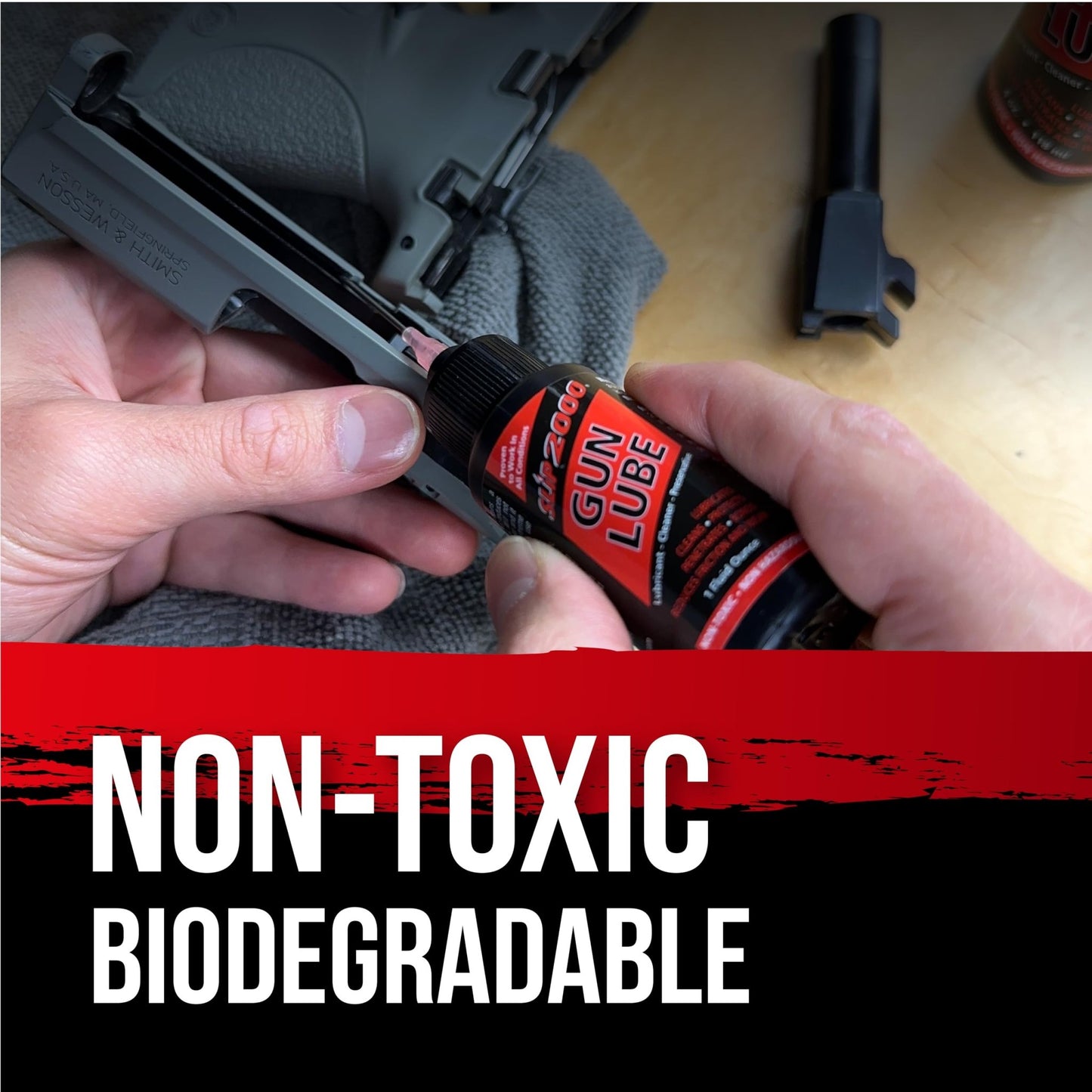 Slip 2000 Gun Lube, 100% Pure Synthetic CLP, Performs in All Conditions, Gun Lubricants for Peak Performance, Reduces Heat, Eliminates Excessive Wear, Shotguns, Rifles and Pistols, 4-Ounce Pump - dailyvitalstore