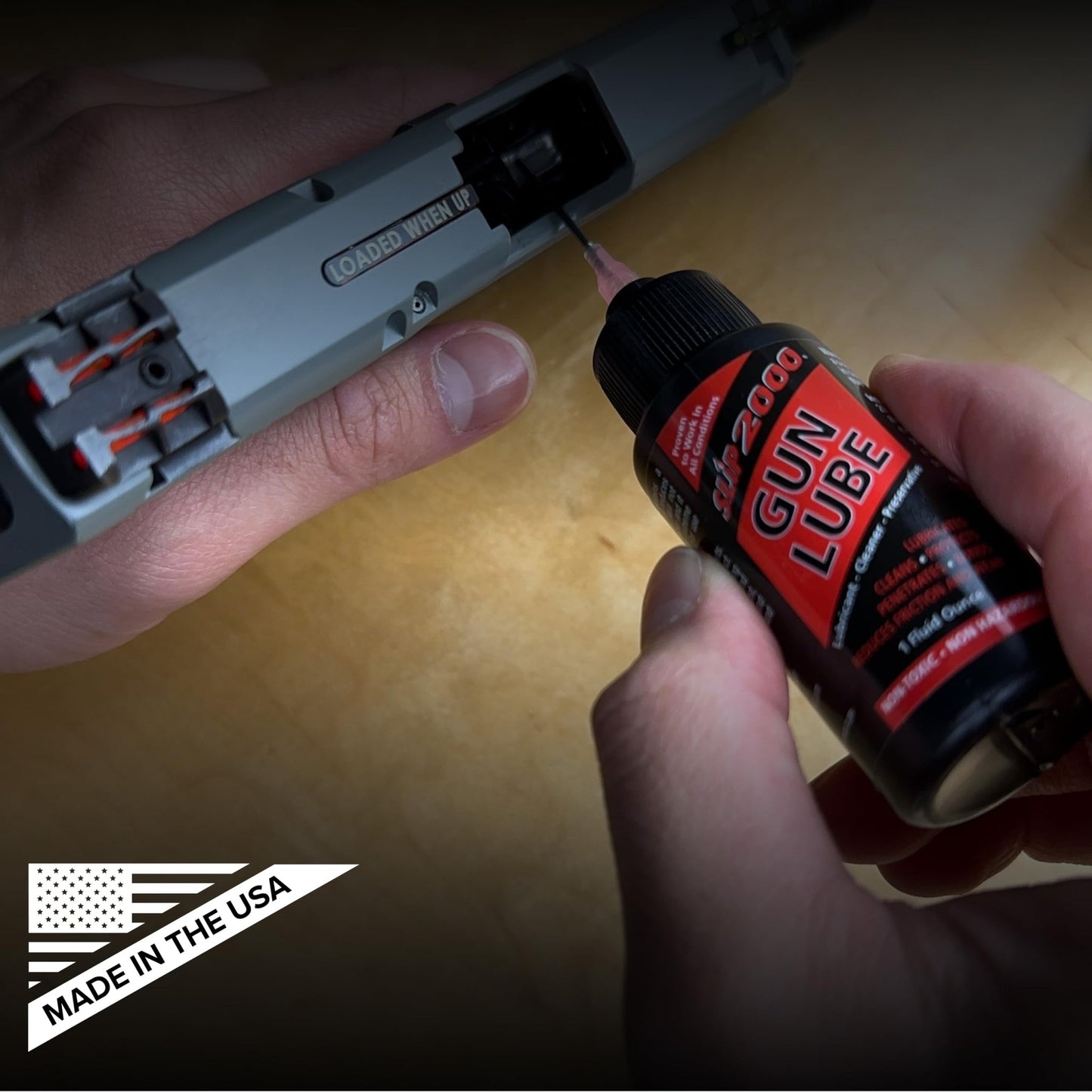 Slip 2000 Gun Lube, 100% Pure Synthetic CLP, Performs in All Conditions, Gun Lubricants for Peak Performance, Reduces Heat, Eliminates Excessive Wear, Shotguns, Rifles and Pistols, 4-Ounce Pump - dailyvitalstore