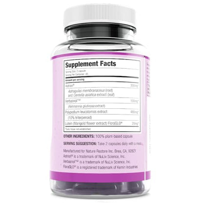 Smarter Skin, Nourishing Skin Health Within, Triple Combination of Polypodium Leucotomos Extract, FloraGLO, Verbasnol, 60 Vegan Capsules - dailyvitalstore